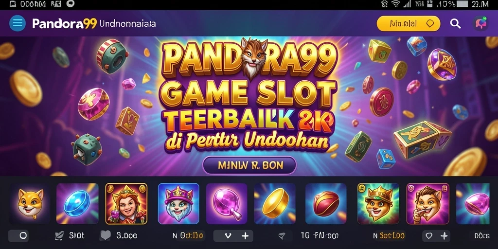 Tampilan gameplay PANDORA99 yang penuh warna dan menarik.