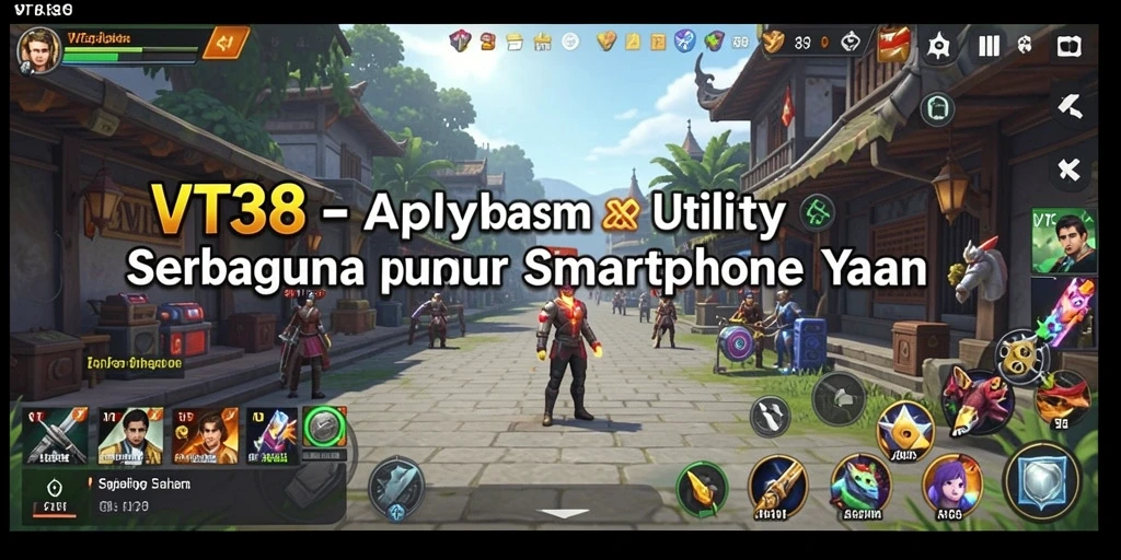Tampilan antarmuka VT38 yang user-friendly saat digunakan.